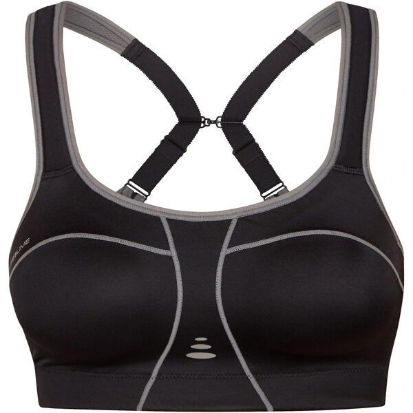 Padded Athletic Bra sort/grå