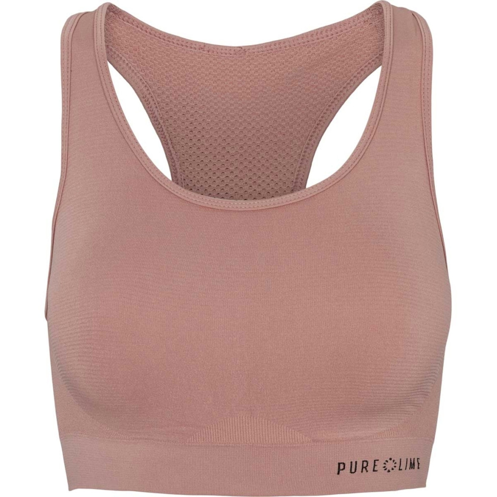 seamless bra dusty rose