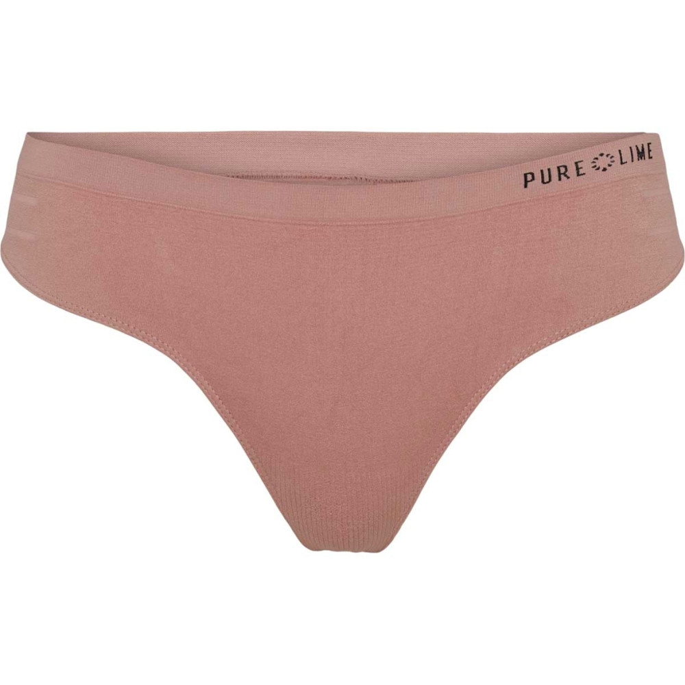 seamless thong dusty rose