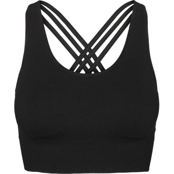 seamless rib bra top sort